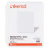 Top-Load Poly Sheet Protectors, Std Gauge, Nonglare, Clear, 50/Pack