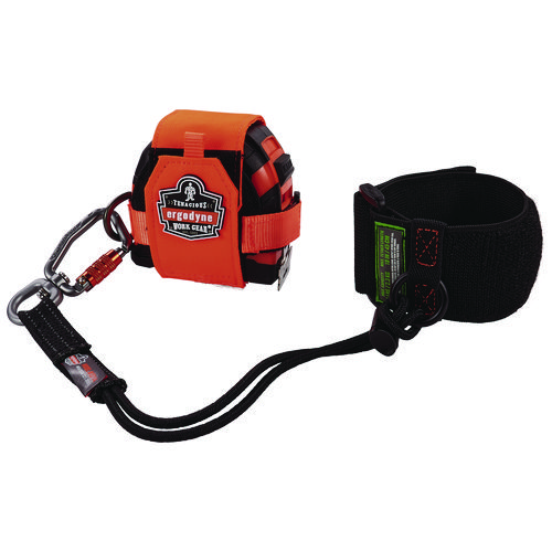Squids 3123 Tool Wristband with D-Ring Anchor, 5 lb Max Working Capacity, 18" Long, Black