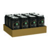 Nitro Cold Brew Coffee, Black Unsweetened, 9.6 oz Can, 12/Carton