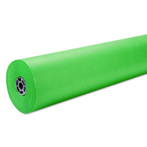 Rainbow Duo-Finish Colored Kraft Paper, 35 lb Wrapping Weight, 36" x 1,000 ft, Brite Green