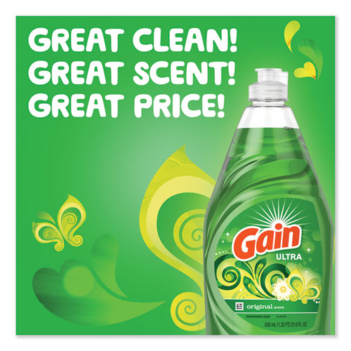 Dishwashing Liquid, Gain Original, 38 oz Bottle