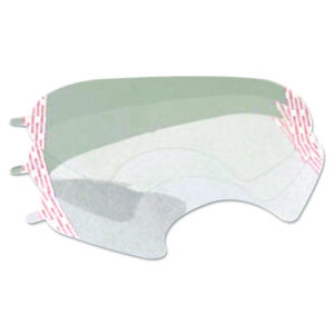 6000 Series Full-Facepiece Respirator-Mask Faceshield Cover, Clear