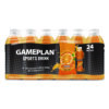 Gameplan Sports Drink, Orange, 20 oz Bottle, 24/Carton