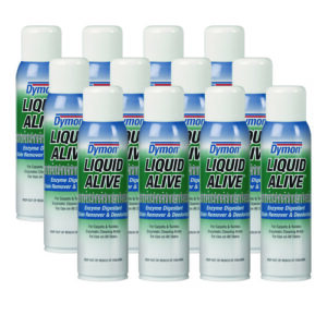 LIQUID ALIVE Carpet Cleaner/Deodorizer, 20 oz Aerosol Spray, 12/Carton