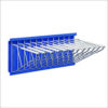 Large File Blueprint Pivot Wall Rack, Assorted Document Sizes Accommodated, 11" x 15.8" x 23.9", Blue