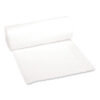 Low-Density Waste Can Liners, 16 gal, 0.4 mil, 24" x 32", White, Perforated Roll, 25 Bags/Roll, 20 Rolls/Carton