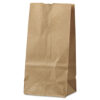 Grocery Paper Bags, #2 Size, 4.13" x 2.63" x 7.88", Natural, 500/Bundle