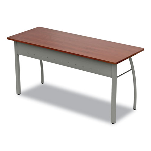 Trento Line Rectangular Desk, 59.13" x 23.63" x 29.5", Cherry