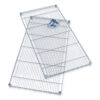Industrial Extra Shelf Pack, 36w x 18d x 1.5h Steel, Metallic Gray, 2/Pack