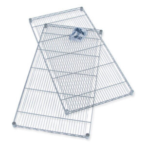 Industrial Extra Shelf Pack, 36w x 18d x 1.5h Steel, Metallic Gray, 2/Pack