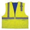 Chill-Its 6668 Class 2 Hi-Vis Safety Cooling Vest, Polymer, Medium, Lime