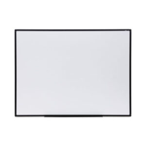 Design Series Deluxe Dry Erase Board, 48" x 36", White Surface, Black Anodized Aluminum Frame