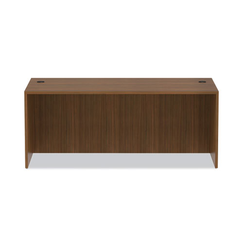 Alera Valencia Series Straight Front Desk Shell, 71" x 35.5" x 29.63", Modern Walnut