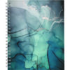 Glacier Weekly/Monthly Planner, Glacier Artwork, 11" x 9.25", Blue/Gray/Silver Cover, 12-Month (Jan to Dec): 2025