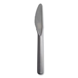 Bonus Polypropylene Cutlery, Lightweight Knife, Plastic, White, 1,000/Carton