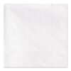 Beverage Napkins, 2-Ply 9 1/2 x 9 1/2, White, Embossed, 1000/Carton