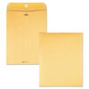 Clasp Envelope, 28 lb Bond Weight Kraft, #93, Square Flap, Clasp/Gummed Closure, 9.5 x 12.5, Brown Kraft, 100/Box