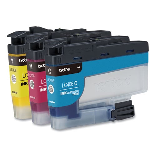 Brother INKvestment LC4063PK Original Standard Yield Inkjet Ink Cartridge - Cyan, Magenta, Yellow - 1.0 Each
