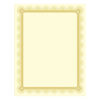 Premium Certificates, 8.5 x 11, Ivory/Gold with Spiro Gold Foil Border,15/Pack