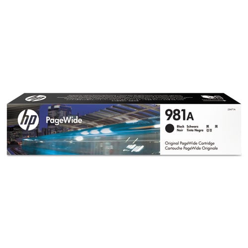 HP 981A (J3M71A) Original Page Wide Ink Cartridge - Single Pack - Black - 1 Each