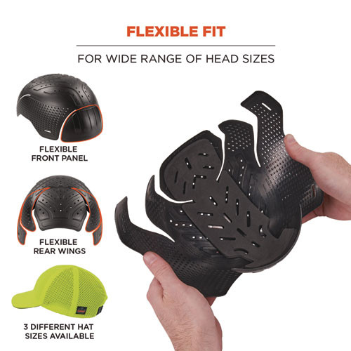 Skullerz 8947 Lightweight Baseball Hat and Bump Cap Insert, X-Large/2X-Large, Lime