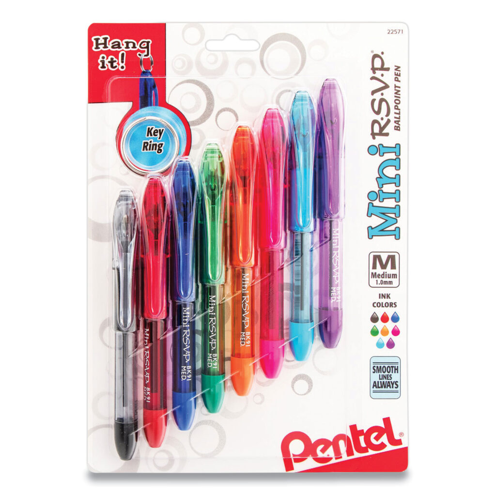 Pentel Mini R.S.V.P. Ballpoint Pens