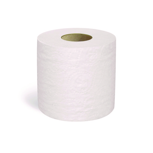 2-Ply Toilet Tissue, Septic Safe, White, 125 ft Roll Length, 500 Sheets/Roll, 96 Rolls/Carton