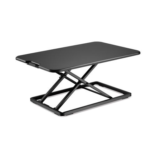 AdaptivErgo Single-Tier Sit-Stand Lifting Workstation, 26.4" x 18.5" x 1.8" to 15.9", Black