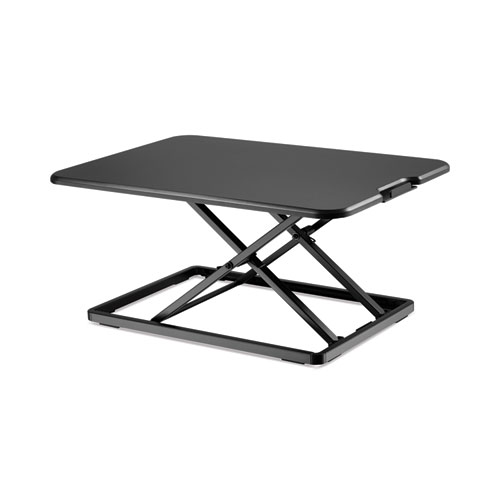AdaptivErgo Single-Tier Sit-Stand Lifting Workstation, 26.4" x 18.5" x 1.8" to 15.9", Black