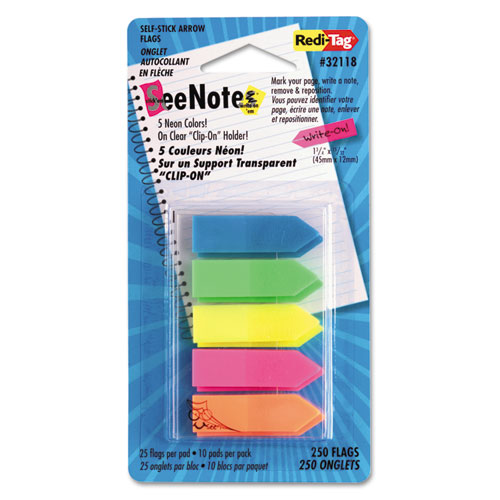 Redi-Tag Neon Small Arrow Colored Flags