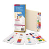 Color-Coded Smartstrip Refill Label Forms, Inkjet Printer, Assorted, 1.5 x 7.5, White, 250/Pack