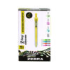 Z-Grip Retractable Highlighter Markers, Assorted Neon Ink, Chisel Tip, Assorted Neon Barrel, Dozen