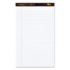Docket Gold Ruled Perforated Pads, Wide/Legal Rule, 50 White 8.5 x 14 Sheets, 12/Pack