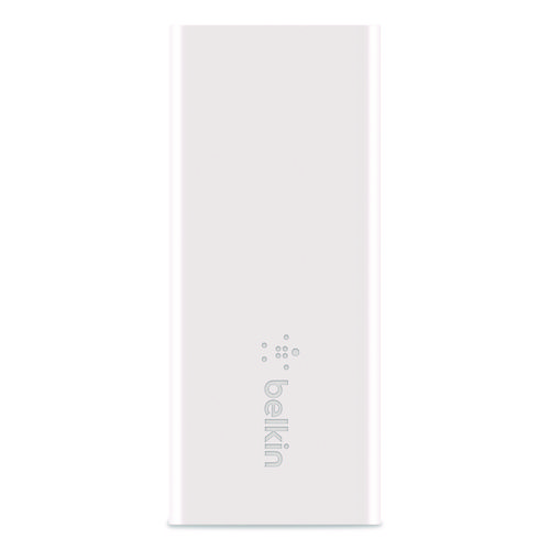 BOOST CHARGE Dual Wall Charger with PPS + USB-C Cable with Lightning Connector, White