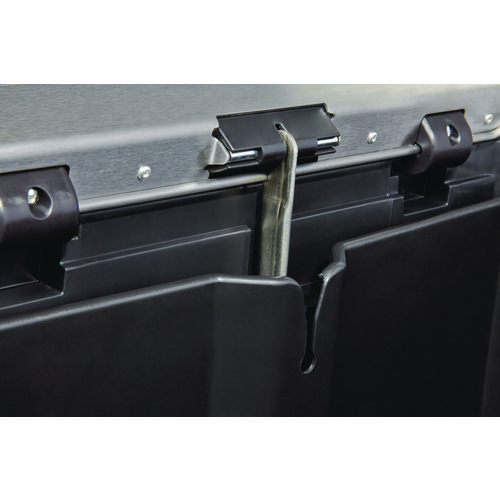 Rubbermaid Commercial Slim Jim Metal 24G End Step Can