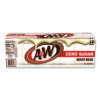 Zero Sugar Root Beer, Vanilla, 12 oz Can, 24/Carton