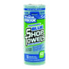 TOOLBOX Blue Shop Towels, 1-Ply, 11 x 9.4, Blue, 55 Sheets/Roll, 30 Rolls/Carton