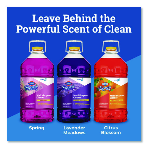 CloroxPro Fraganzia Multi-Purpose Cleaner, Citrus Blossom Scent, 175 oz Bottle, 3/Carton