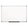 Value Melamine Dry Erase Board, 48" x 96", White Surface, Satin Aluminum Frame