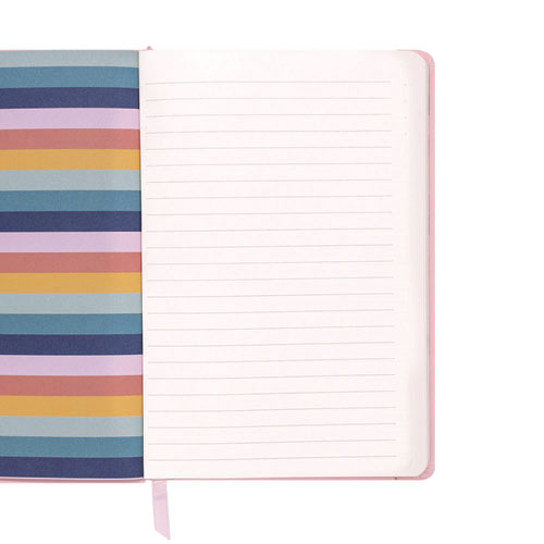 Soft Cover Journal, Medium/College Rule, Pink Cover, (96) 8.3 x 5.2 Sheets, 3/Pack