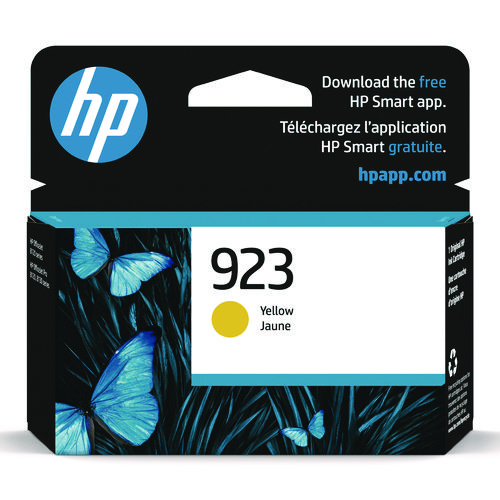 HP 923 Original Inkjet Ink Cartridge - Yellow - 1 Each
