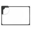 Design Series Deluxe Magnetic Steel Dry Erase Marker Board, 48" x 36", White Surface, Black Aluminum/Plastic Frame