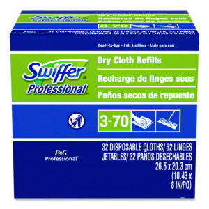 Dry Refill Cloths, 10.63" x 8", White, 32/Box