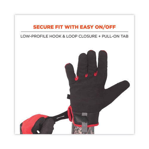 ProFlex 812CR6 ANSI A6 Utility and CR Gloves, Black, Medium, Pair
