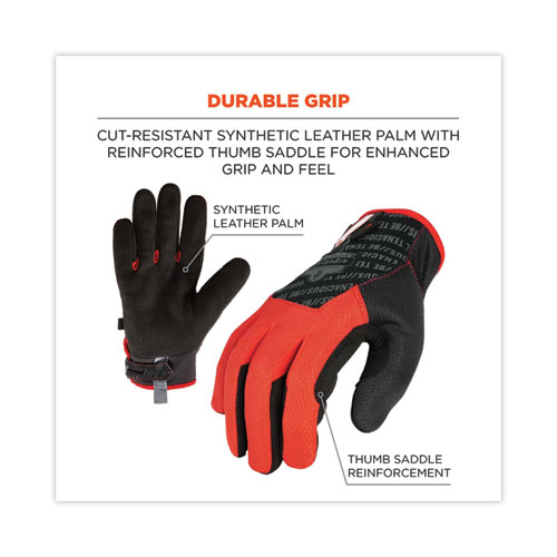ProFlex 812CR6 ANSI A6 Utility and CR Gloves, Black, Medium, Pair