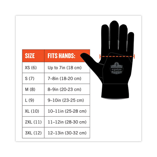 ProFlex 812CR6 ANSI A6 Utility and CR Gloves, Black, Medium, Pair