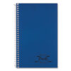 Single-Subject Wirebound Notebooks, Medium/College Rule, Blue Kolor Kraft Front Cover, (80) 7.75 x 5 Sheets