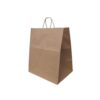 Emporium Twist Handle Bag, Natural Twisted-Paper Handles, 14" x 9.84" x 15.5", Natural, 200/Carton