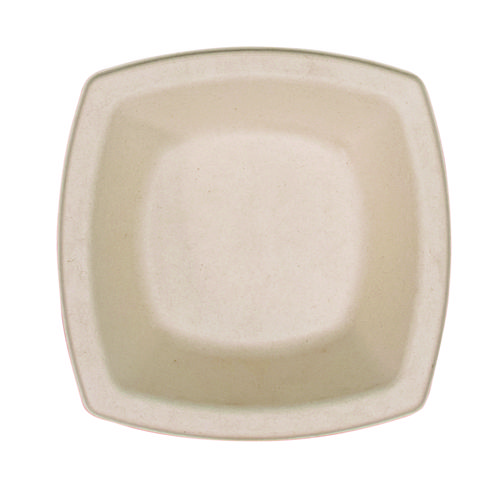 Compostable Molded Fiber Dinnerware, ProPlanet Seal, Bowl, 12 oz, Tan, 1,000/Carton