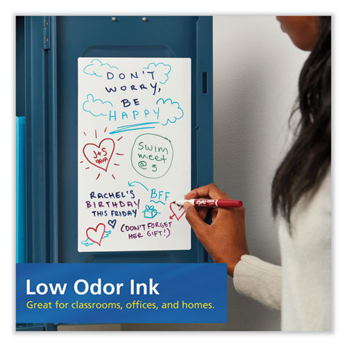 Low Odor Dry Erase Vibrant Color Markers, Fine Bullet Tip, Assorted Colors, 36/Pack